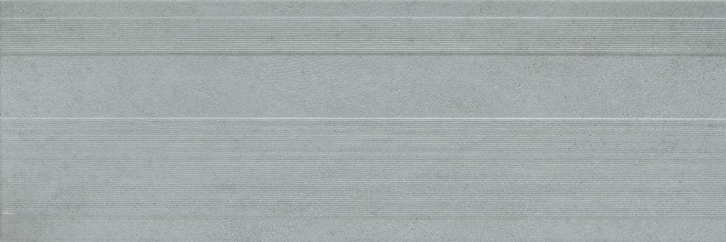 Керамическая плитка Azulejos Alcor Lombardia Lineal Grey, цвет серый, поверхность матовая, прямоугольник, 328x1000