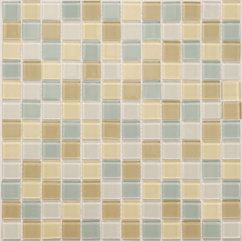 Мозаика NS Mosaic S-456, цвет бежевый, поверхность глянцевая, квадрат, 300x300