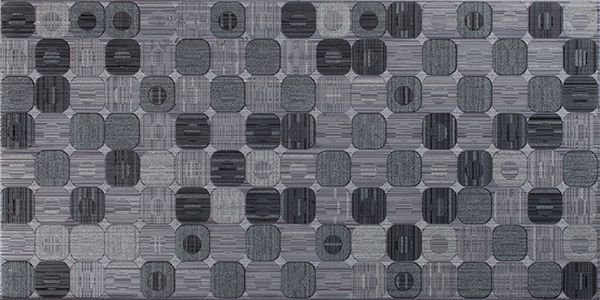 Декоративные элементы Colorker Decor Pixel Grey, цвет серый, поверхность матовая, прямоугольник, 305x605