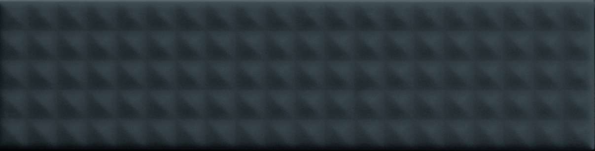 Керамическая плитка 41zero42 Biscuit Stud Notte 4100681, цвет чёрный, поверхность матовая 3d (объёмная), прямоугольник, 50x200