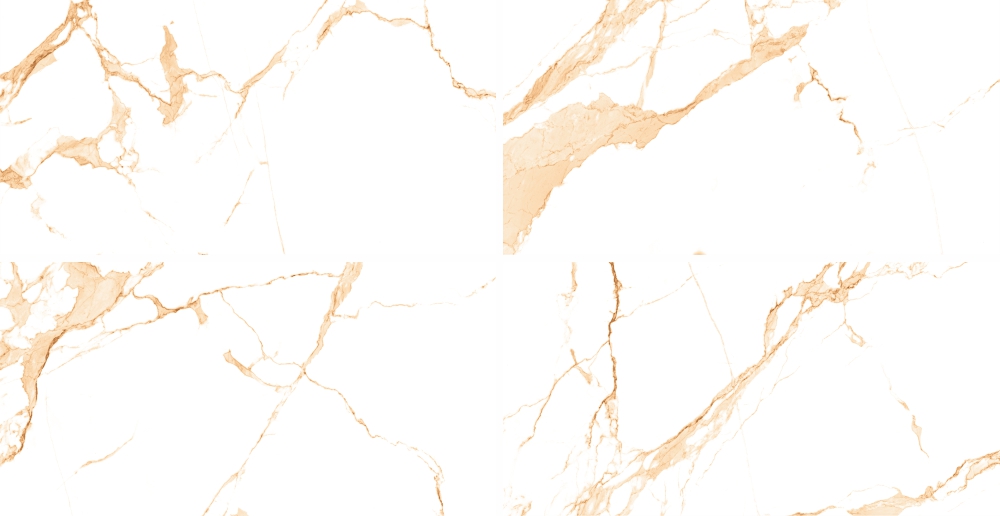 Керамогранит Bluezone Opus Statuario Carving Craft Gold, цвет белый бежевый, поверхность полированная, прямоугольник, 600x1200