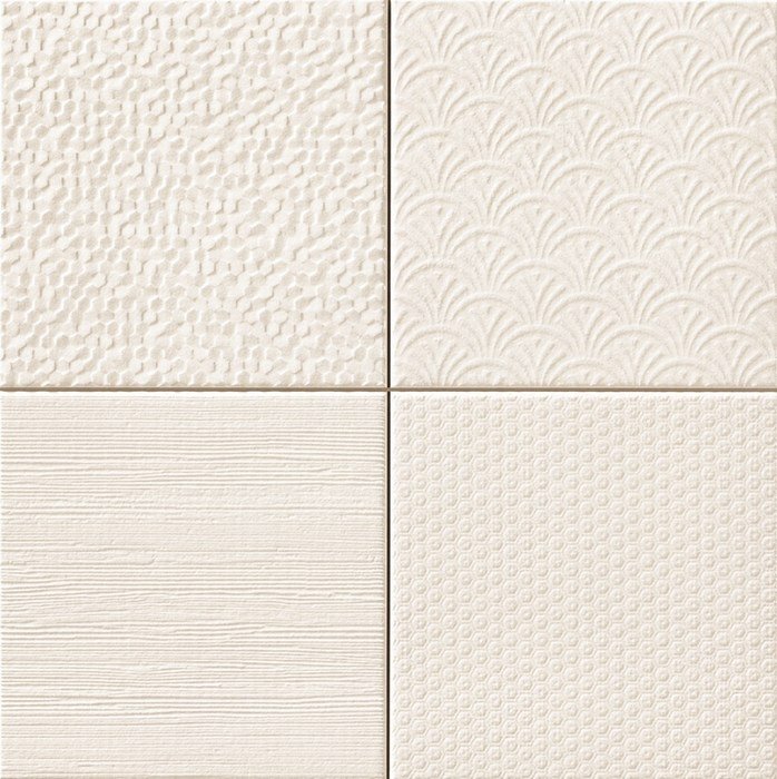 Керамогранит Realonda Glint Blanco, цвет белый, поверхность матовая, квадрат, 442x442
