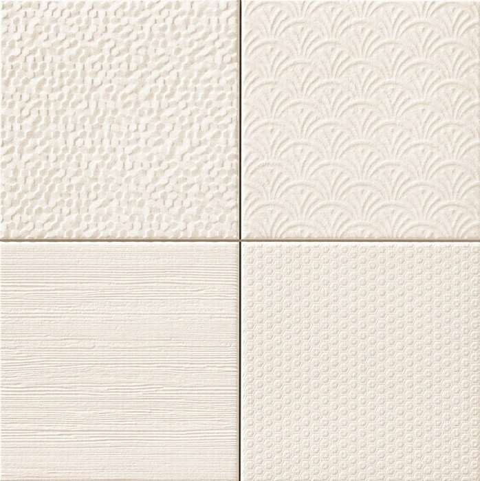 Керамогранит Realonda Glint Blanco, цвет белый, поверхность матовая, квадрат, 442x442