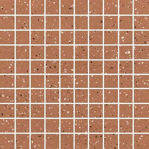 Мозаика Floor Gres Earthtech Outback Flakes Mosaico (3X3) Comfort 772404, цвет терракотовый, поверхность лаппатированная, квадрат, 300x300