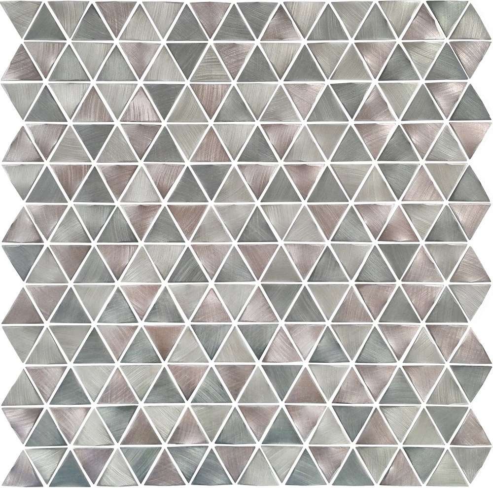 Мозаика Saloni Kroma Modulo Tria Gris, цвет разноцветный, поверхность матовая, квадрат, 300x300