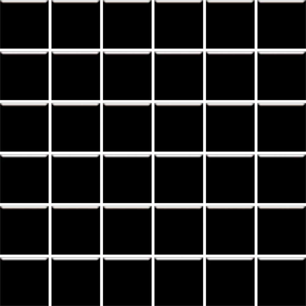 Мозаика Paradyz Altea Nero Mozaika (4,8x4,8), цвет чёрный, поверхность матовая, квадрат, 298x298