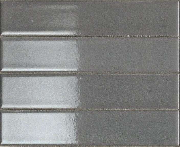 Керамическая плитка Sartoria Polveri Coal Wall Glossy SAPOW0452G, цвет серый, поверхность глянцевая, прямоугольник, 50x250