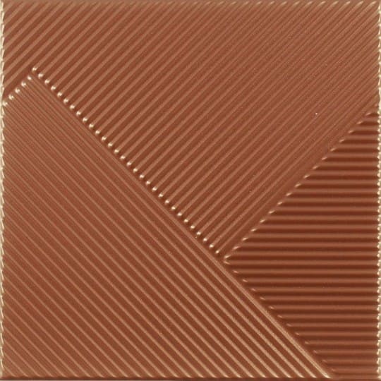 Керамическая плитка  Shapes 3 Stripes Mix Copper 187557, цвет коричневый, поверхность матовая, квадрат, 250x250