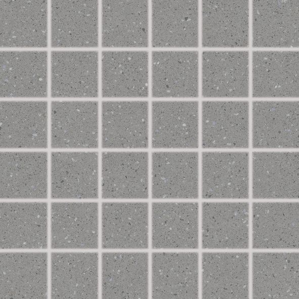 Мозаика Rako Compila Dark Grey WDM05866, цвет серый, поверхность матовая, квадрат, 300x300