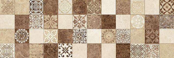 Декоративные элементы Laparet Libra плитка настенная мозаика бежевый 17-30-11-486, цвет коричневый бежевый, поверхность глянцевая, прямоугольник, 200x600