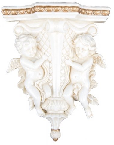 Вставки Infinity Vaticano Amorino Oro, цвет белый, поверхность глянцевая, прямоугольник, 250x320