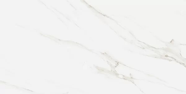 Керамогранит Staro Slim Calacatta Borgini Polished, цвет белый, поверхность полированная, прямоугольник, 600x1200