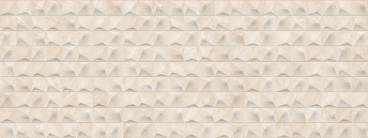 Керамическая плитка Venis Indic Marfil Nature Cubic V30801131, цвет бежевый, поверхность структурированная, прямоугольник, 450x1200