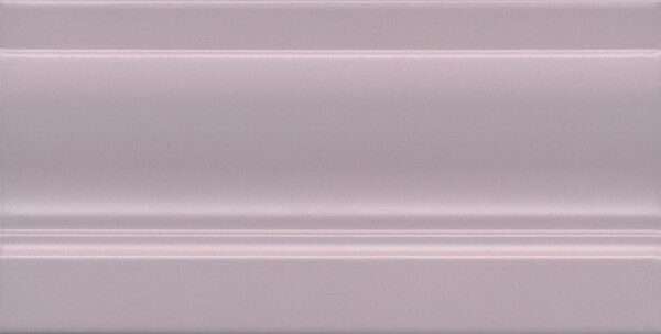 Бордюры Kerama Marazzi Турати Плинтус Сиреневый FMD031, цвет сиреневый, поверхность матовая, прямоугольник, 100x200