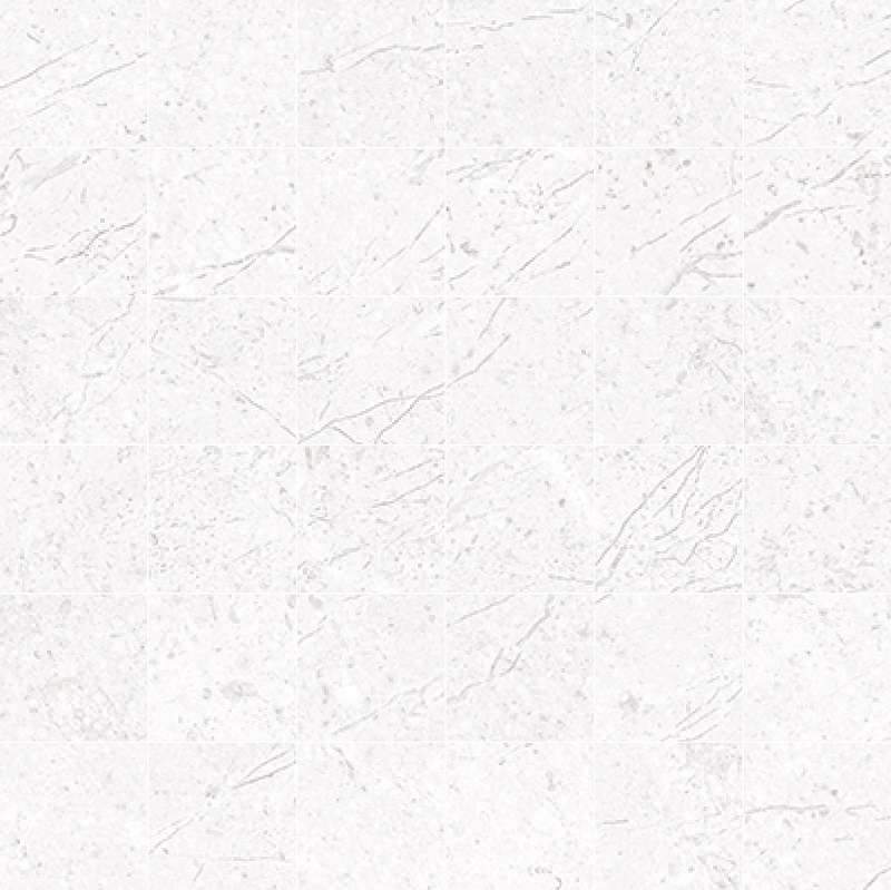 Мозаика Peronda D.Alpine White Mosaic AS/30X30/C 29182, цвет белый, поверхность матовая, квадрат, 300x300