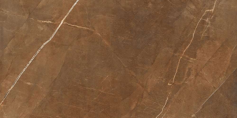 Керамогранит Realistik Nature Pulpis Brown, цвет коричневый, поверхность полированная, прямоугольник, 600x1200