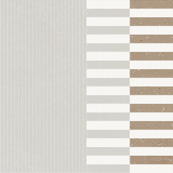 Декоративные элементы Lasselsberger Гуннар Декор 6032-0456, цвет белый серый коричневый, поверхность матовая, квадрат, 300x300