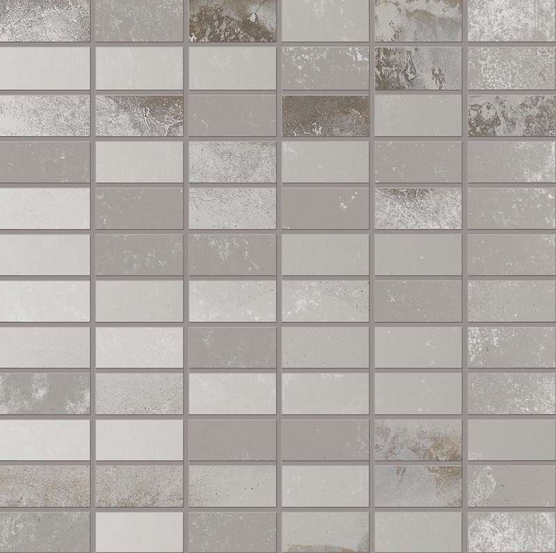 Мозаика Viva Narciso Mosaico Argento Lappato Matt EGVW, цвет серый, поверхность матовая лаппатированная, квадрат, 300x300