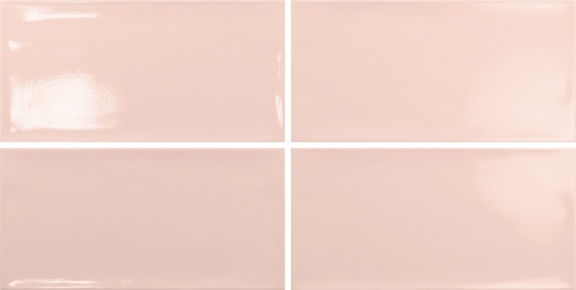 Керамическая плитка Baldocer Nora Pink, цвет розовый, поверхность глянцевая, прямоугольник, 150x300