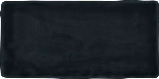 Керамическая плитка Dune Atelier Black Matt 226660, цвет чёрный тёмный, поверхность матовая, кабанчик, 75x150