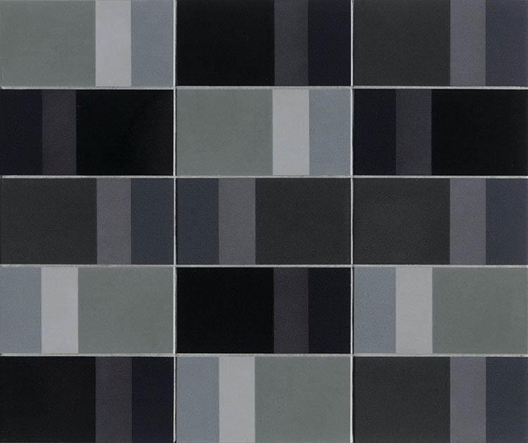 Керамогранит Mutina Diarama Ash Dark Hjd02, цвет разноцветный тёмный, поверхность глазурованная, прямоугольник, 94x187
