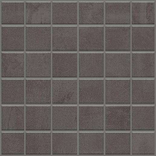 Мозаика Monocibec Thema Loft Mos (4,7X4,7) 92854, цвет чёрный, поверхность матовая, квадрат, 300x300