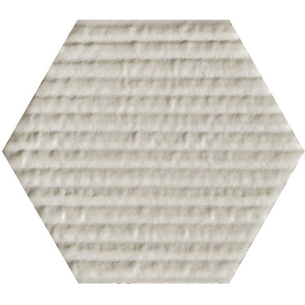 Керамогранит Settecento Matiere Hexa-Stile Carton Ivory, цвет слоновая кость, поверхность матовая, шестиугольник, 126x110