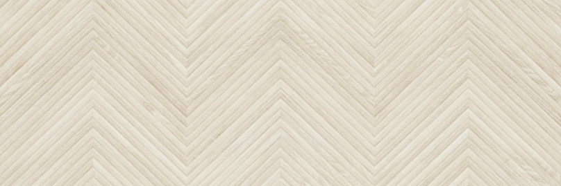 Керамическая плитка Baldocer Zig Larchwood Maple Rect., цвет белый, поверхность рельефная, прямоугольник, 300x900