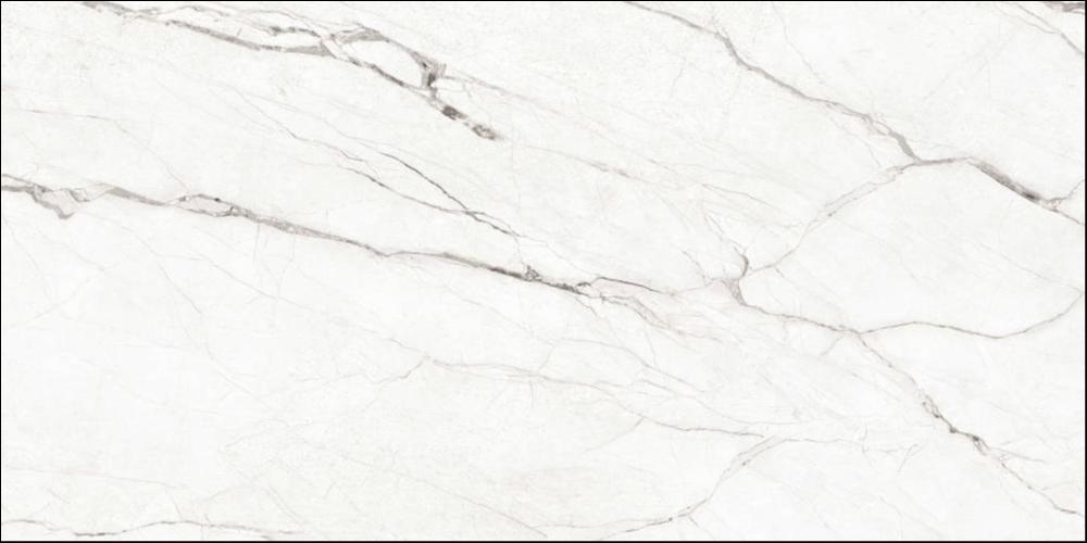 Керамогранит Grespania Volterra Blanco 44V149R, цвет белый, поверхность матовая, прямоугольник, 600x1200