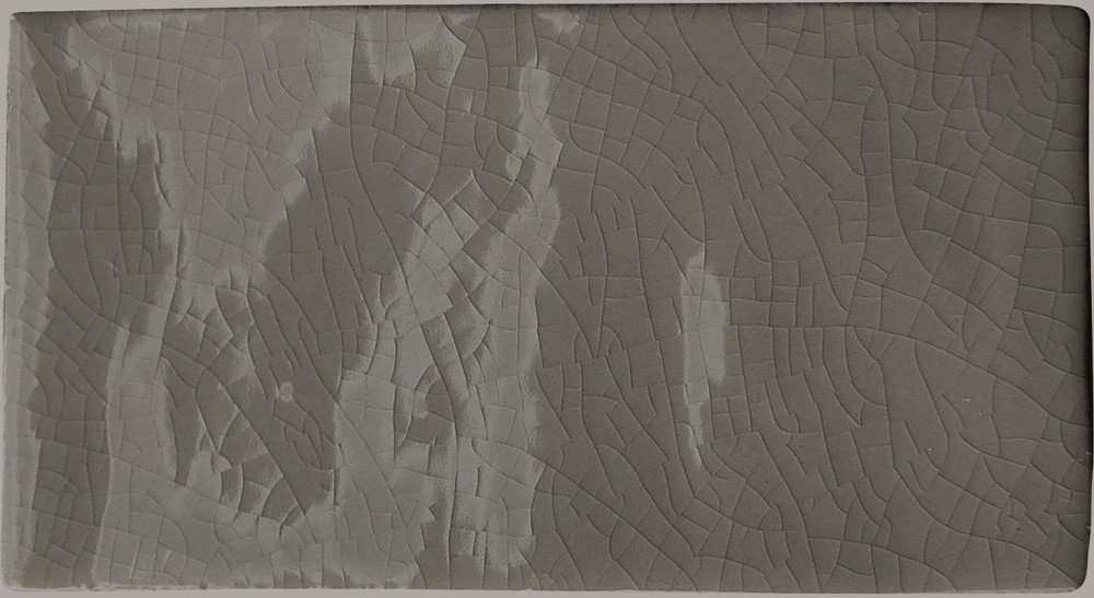 Керамическая плитка Equipe Masia Gris Oscuro Crackle 20906, цвет серый, поверхность глянцевая, кабанчик, 75x150