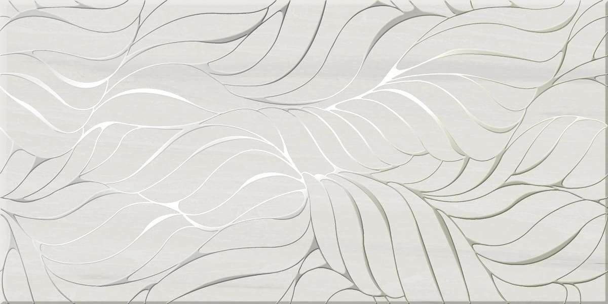 Керамическая плитка Axima Андалусия Флора, цвет белый, поверхность глянцевая, прямоугольник, 250x500