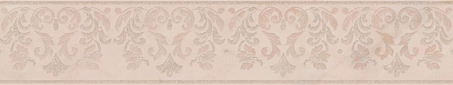 Бордюры Kerama Marazzi Флораль AD\A451\SG1608, цвет бежевый, поверхность матовая, прямоугольник, 77x402