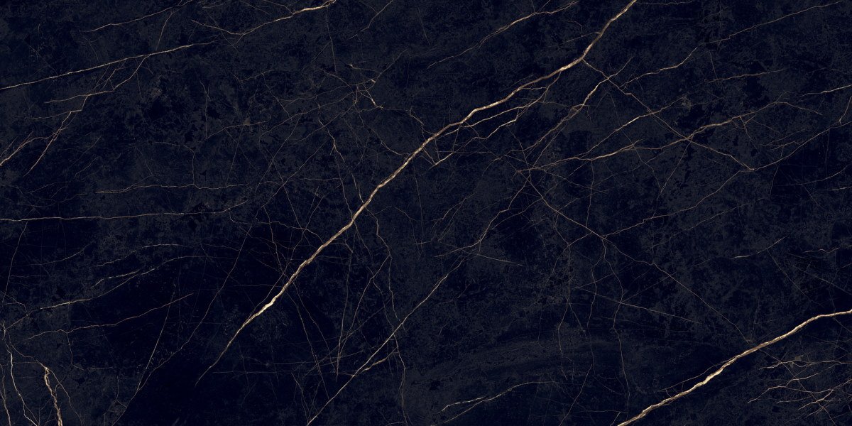 Широкоформатный керамогранит Flaviker Supreme Evo Noir Laurent Lux PF60008712, цвет чёрный, поверхность полированная, прямоугольник, 1200x2800