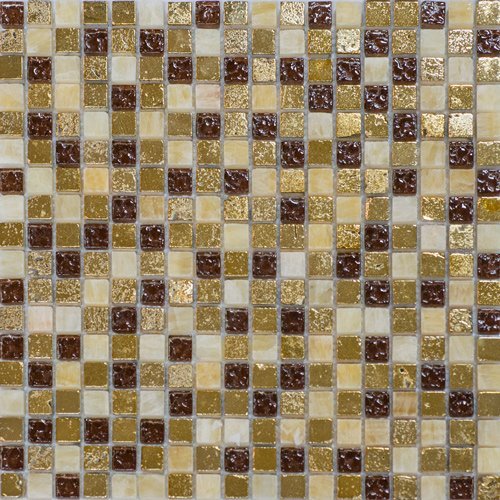 Мозаика Colori Viva Madrid CV10155, цвет коричневый, поверхность глянцевая, квадрат, 305x305