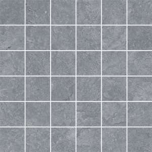 Мозаика Vives Delta Mosaico Saria Cemento, цвет серый, поверхность матовая, квадрат, 300x300