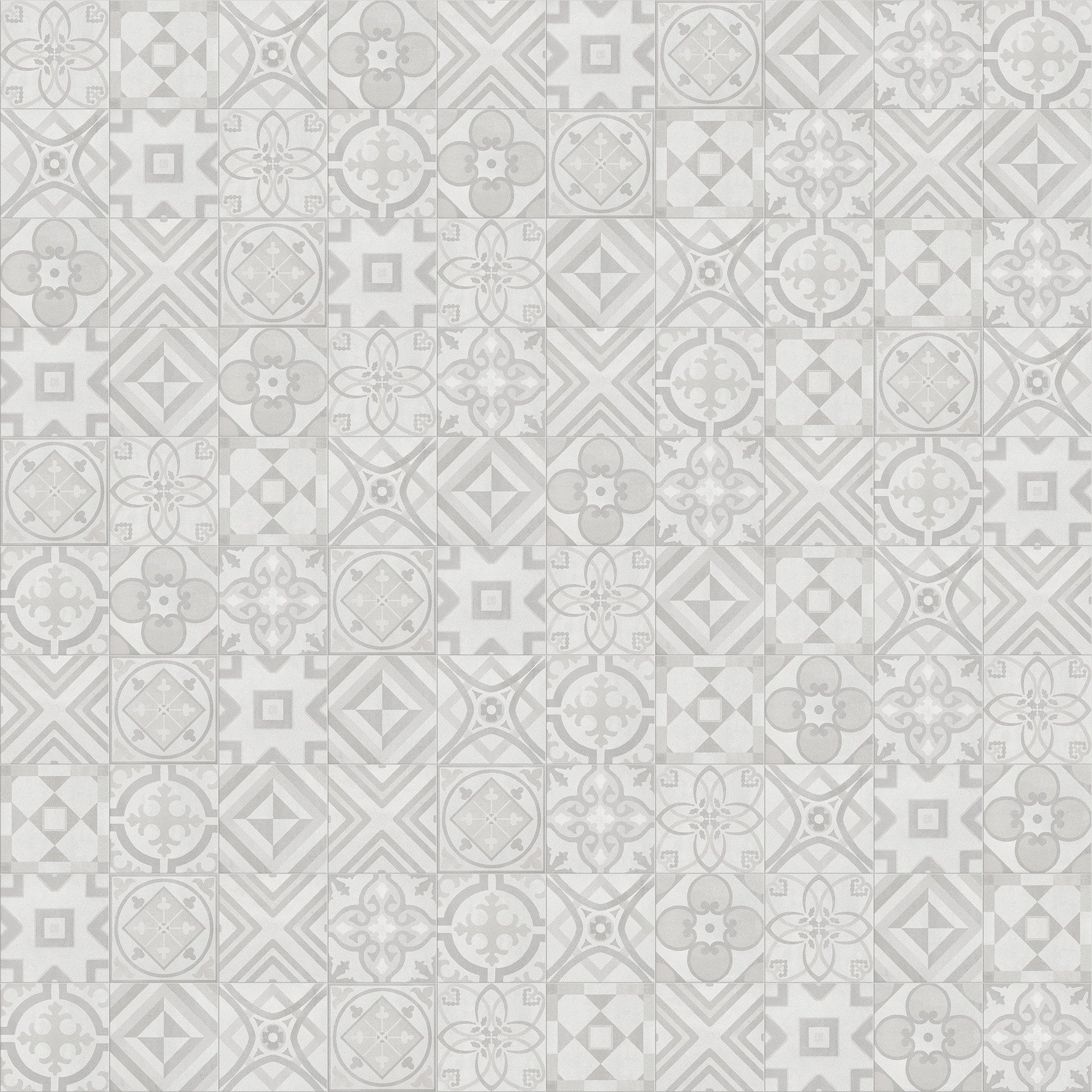 Декоративные элементы Terratinta Betongreys Mix 10 Decors TTBGMIXC, цвет серый, поверхность матовая, квадрат, 200x200