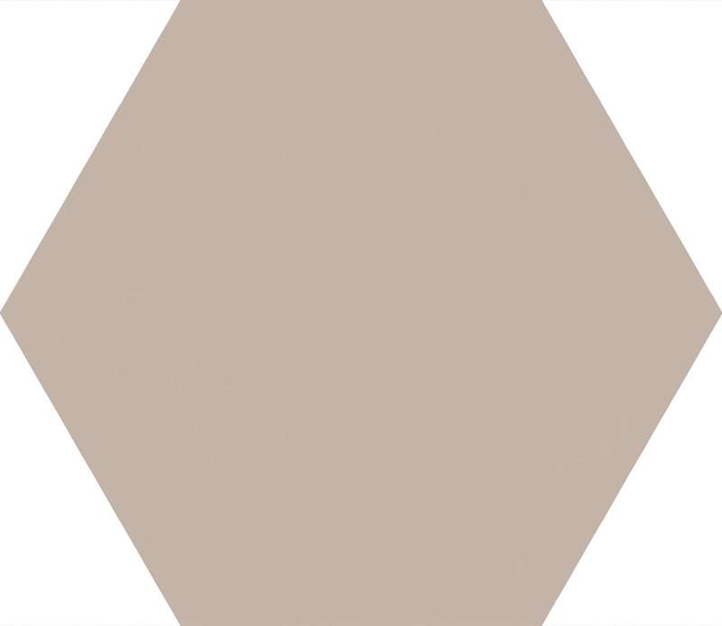 Керамогранит Emilceramica (Acif) Sixty Esagona Fango Silk EKMS, цвет коричневый, поверхность матовая, шестиугольник, 182x210