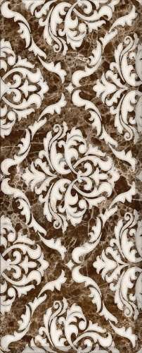 Керамическая плитка A.C.A. Imperial Damasco B, цвет коричневый, поверхность полированная, прямоугольник, 235x580