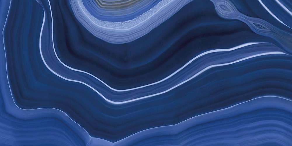 Широкоформатный керамогранит Level Marmi Stuoiato Book Match B Agata Blu Lappato EK7Y, цвет синий, поверхность лаппатированная, прямоугольник, 1620x3240