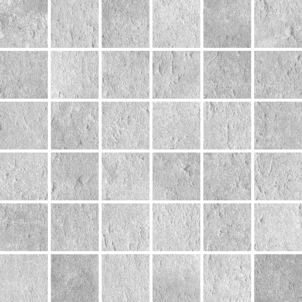 Мозаика Cerdomus Verve Mosaico 4,7x4,7 Grey 62115, цвет серый, поверхность матовая, квадрат, 300x300