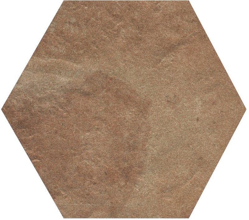 Клинкер Natucer Boston South Hex G-39, цвет терракотовый, поверхность матовая, шестиугольник, 285x325