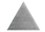 Декоративные элементы Petracers Triangolo L'Arte Platino, цвет серый, поверхность глянцевая, квадрат, 170x170