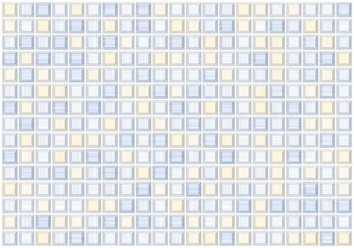 Керамическая плитка Piastrella Меланж Люкс Синяя, цвет голубой, поверхность глянцевая, прямоугольник, 280x400