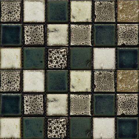 Мозаика Gaudi Orgn-28(4), цвет разноцветный, поверхность глазурованная, квадрат, 285x285