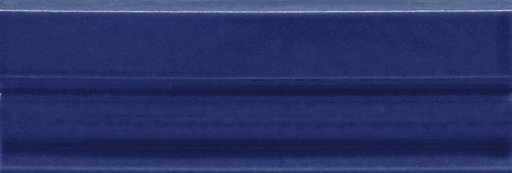 Бордюры Grazia Epoque Finale D.Cobalt Craquele FIE9, цвет синий, поверхность глянцевая, прямоугольник, 65x200
