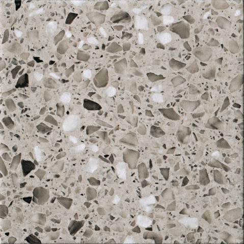 Керамогранит Cir Venezia Tortora 1059941, цвет серый, поверхность матовая, квадрат, 200x200