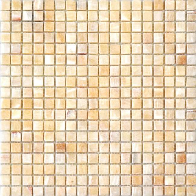 Мозаика Colori Viva Onyx CV20009, цвет жёлтый, поверхность матовая, квадрат, 305x305