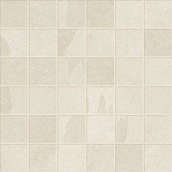 Мозаика Coliseumgres Ardesia White Mosaico 610110001030, цвет белый, поверхность натуральная, квадрат, 300x300