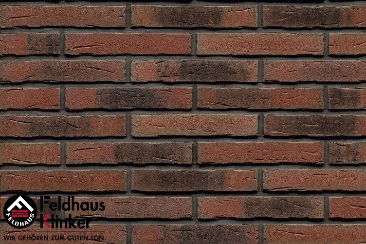 Клинкер Feldhaus Klinker Sintra Ardor Nelino R685LDF14, цвет терракотовый, поверхность матовая, под кирпич, 52x290