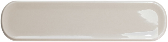 Керамическая плитка Wow Aquarelle O Greige 129088, цвет серый, поверхность глянцевая, круг и овал, 75x300